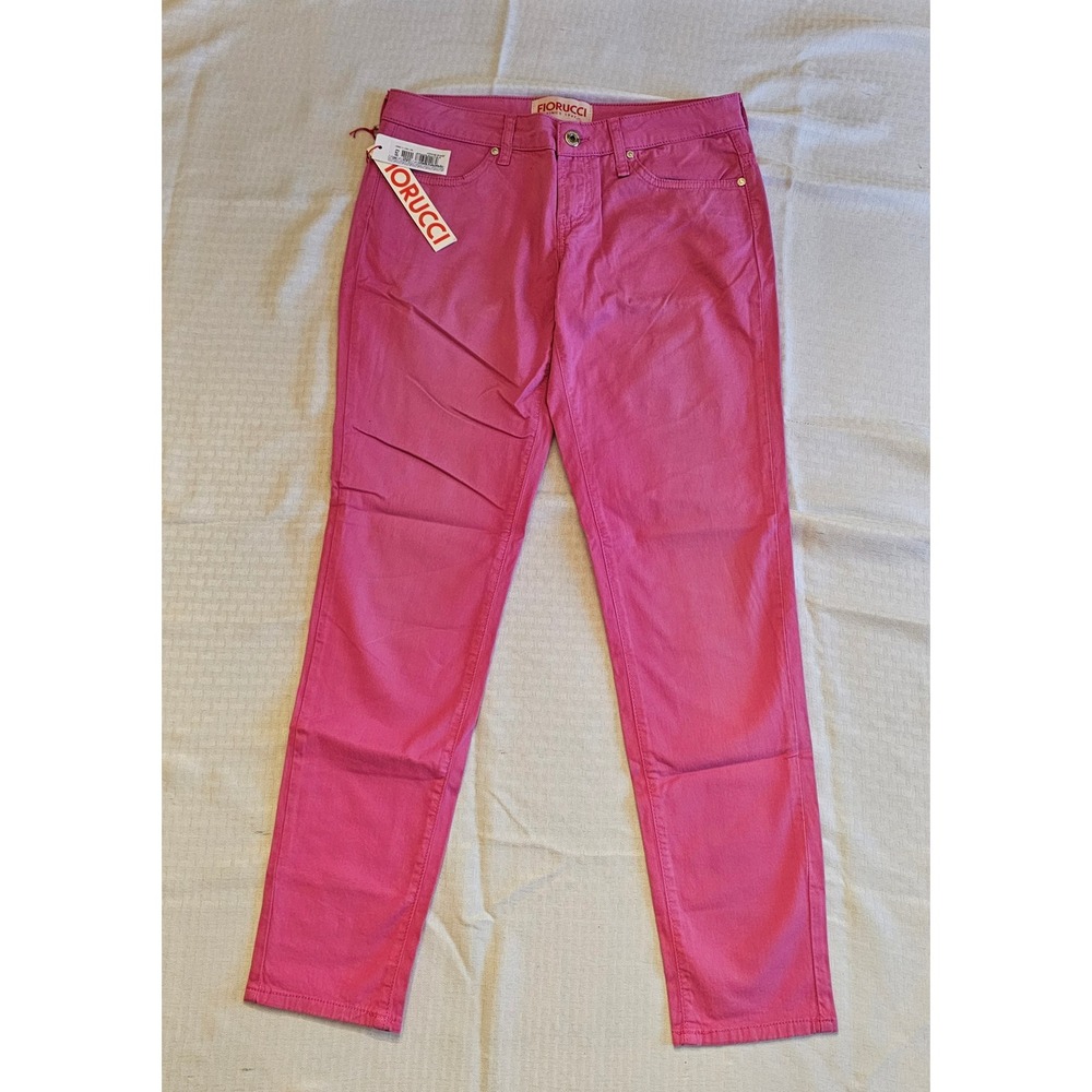Fiorucci Pink Skinny Jeans Women 29 NWT Y2K Italian‎ Designer Denim